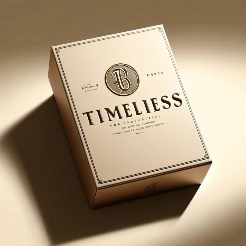 modern minimalistic packaging logo with timeless design