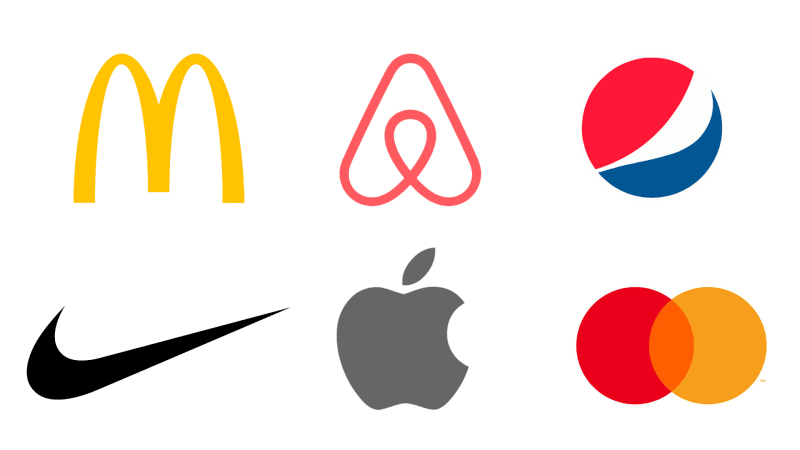 simple clean minimal brand packaging logo design