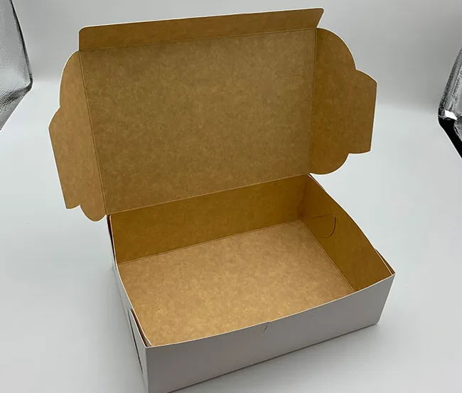 sturdy solid unbleached sulfate paperboard box