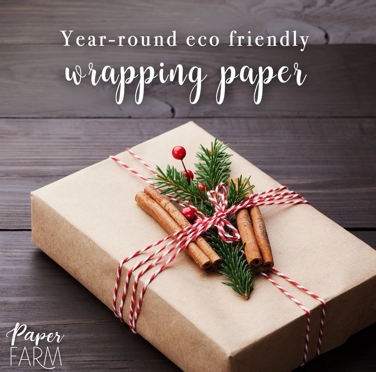 eco-friendly holiday wrapping paper sustainable packaging materials
