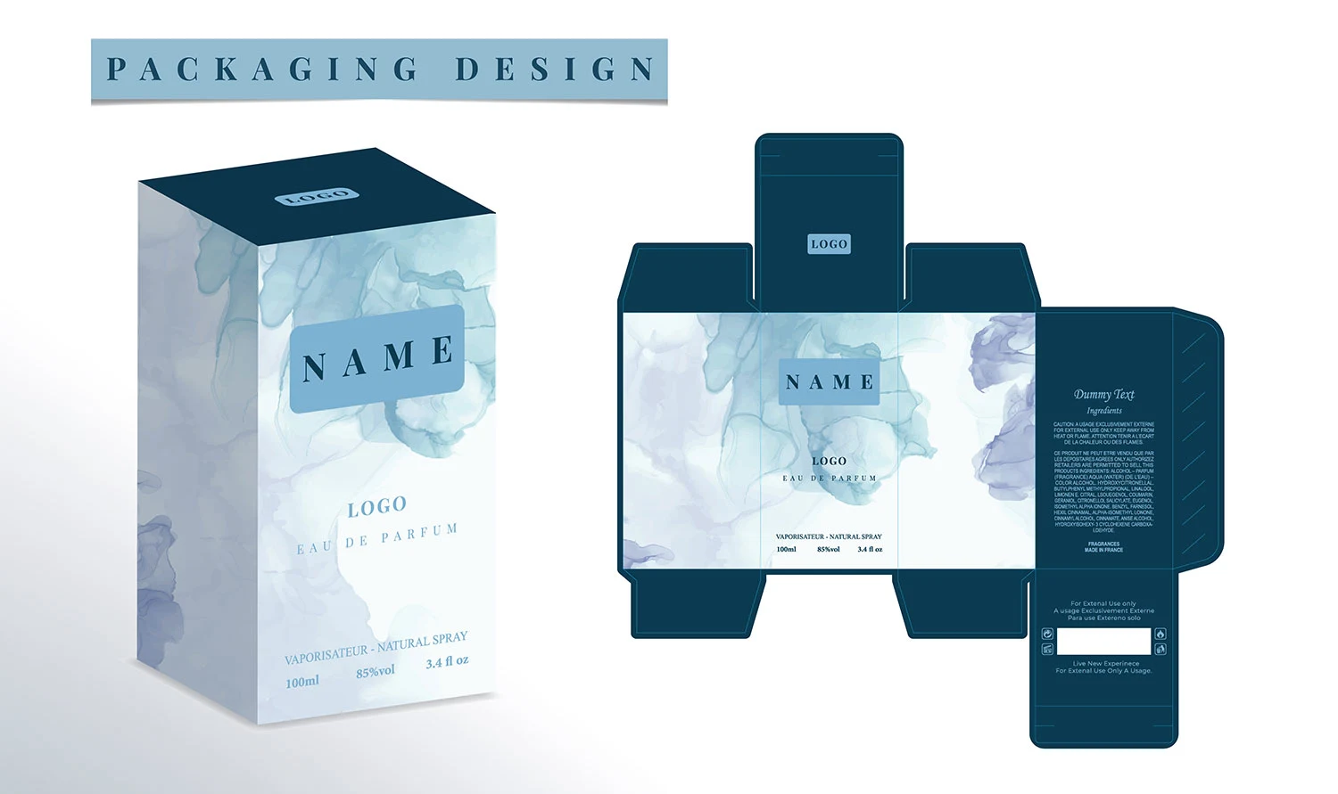 unique brand identity packaging design