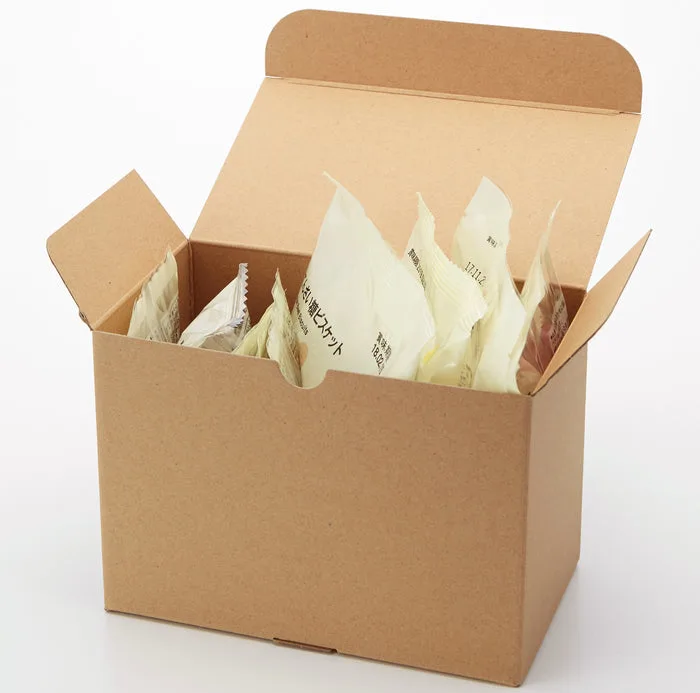 Muji minimalist packaging kraft paper neutral colors simple design