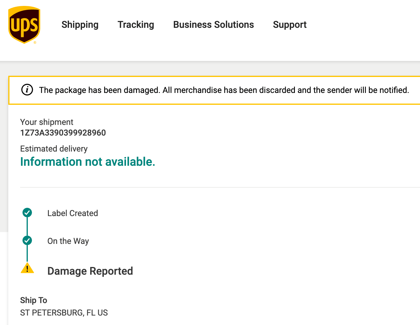 broken shipment tracking unresponsive supplier logistics disruption