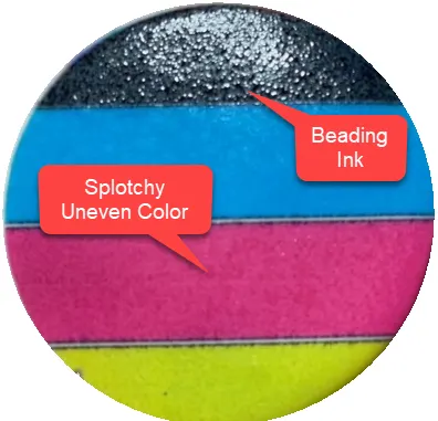 custom printed packaging blurry text low quality box