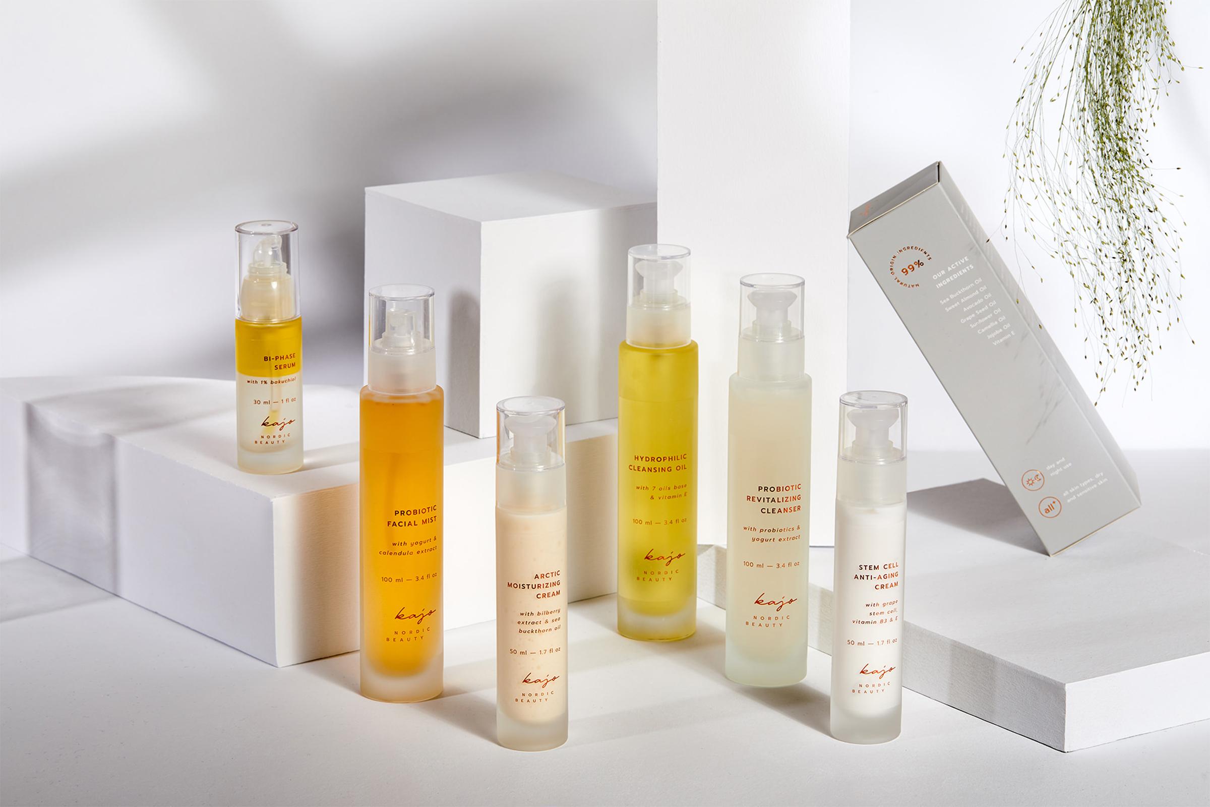 frosted glass eco packaging minimalist cosmetics