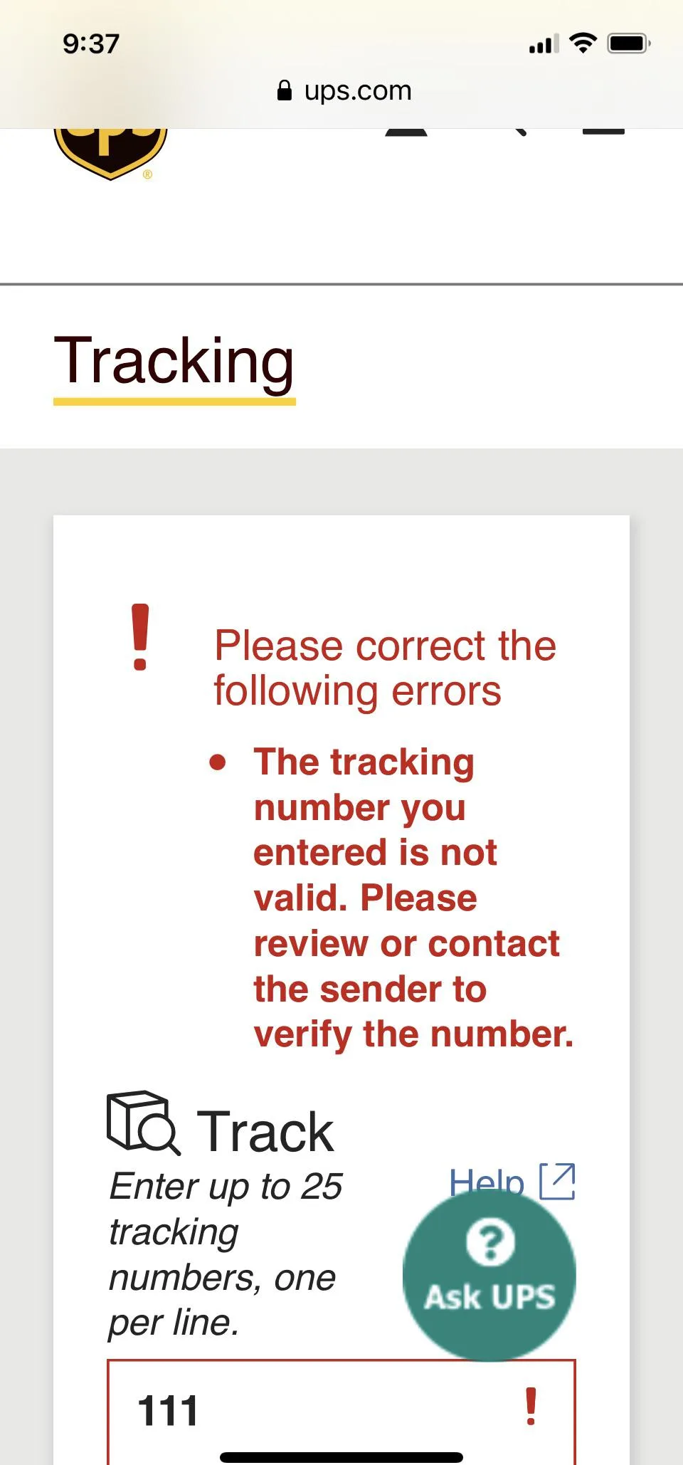 invalid tracking number unresponsive supplier business stress
