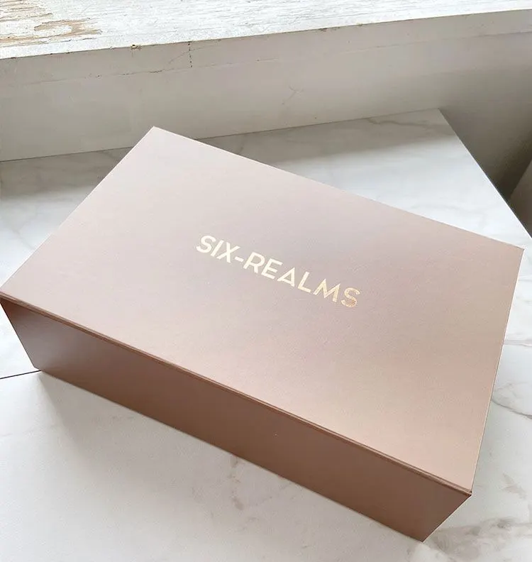 luxury gold foil minimalist packaging design box