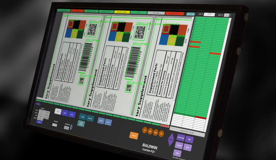 real-time packaging print quality inspection defects