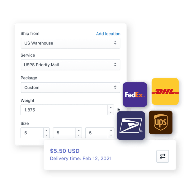 real-time tracking custom packaging delivery costs
