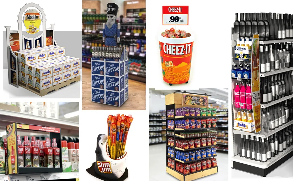 retail store display packaging types products
