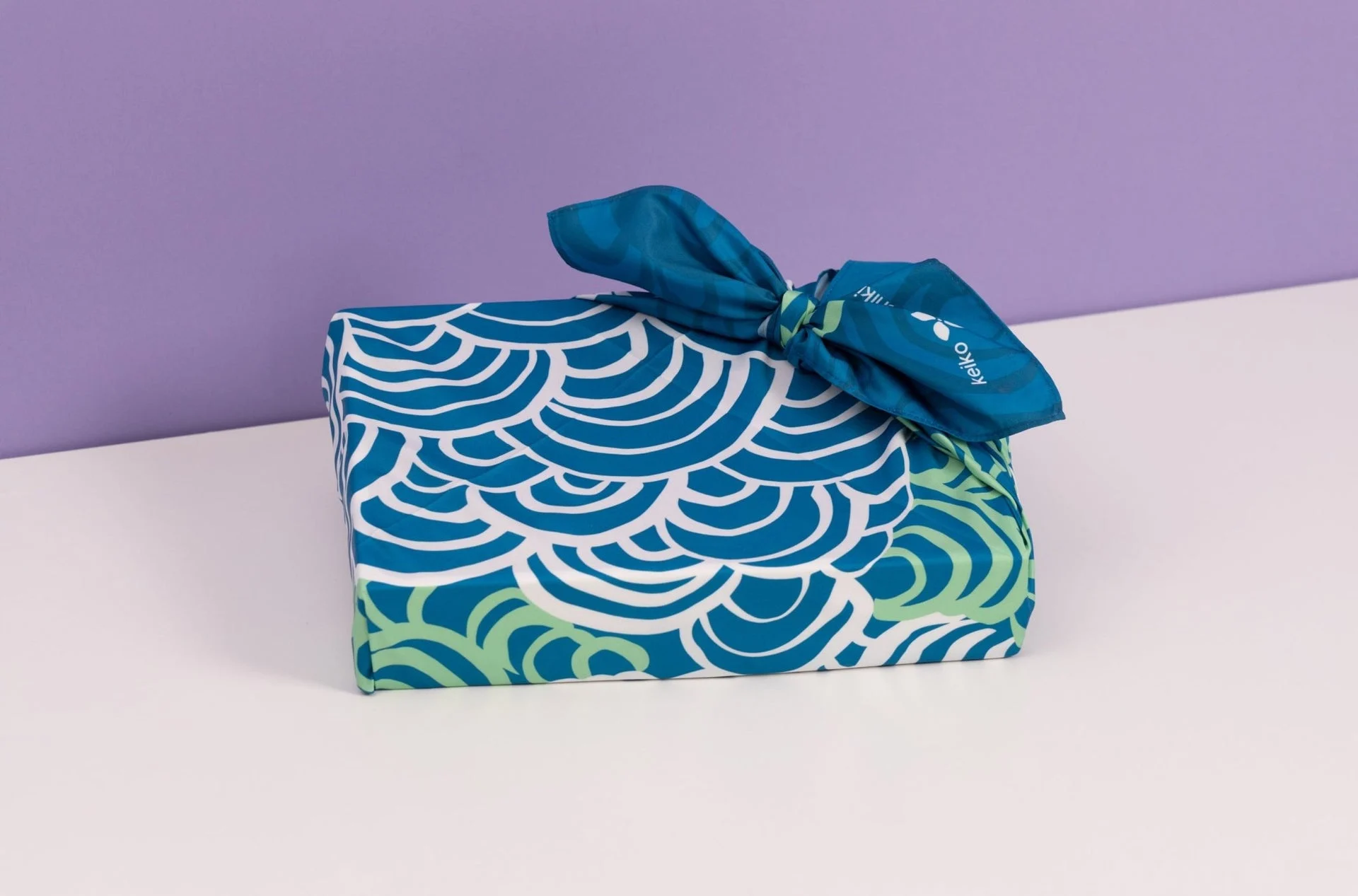 reusable fabric gift wrap elegant knots sustainable