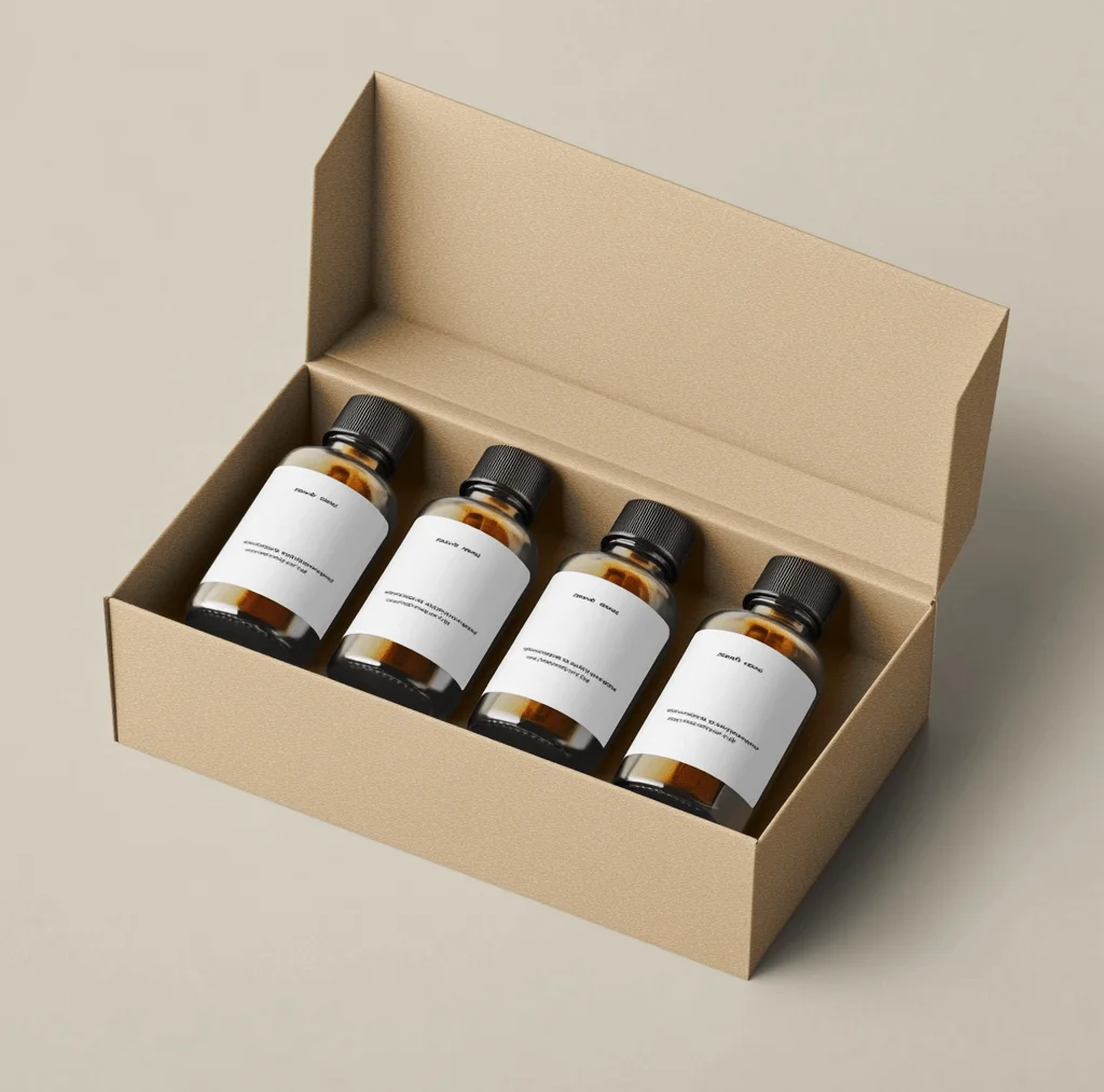 small cosmetics box reduced packaging freight cost