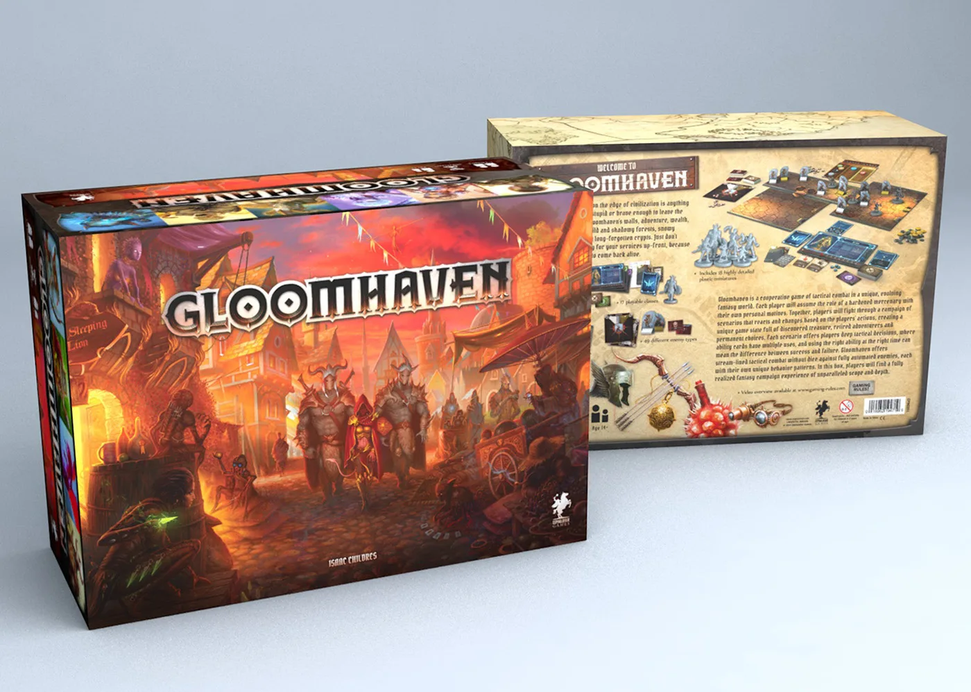themed tabletop game box design magnetic closure craftsmanship