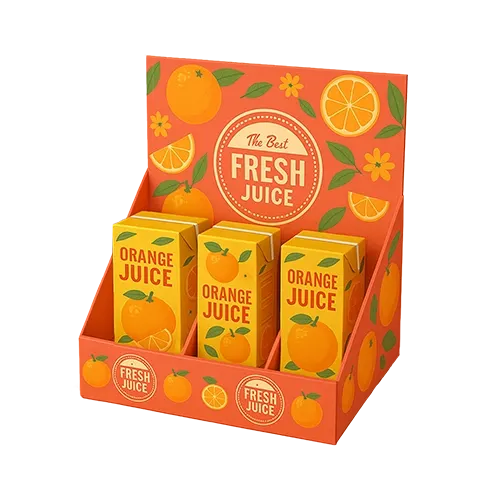 vibrant retail display packaging shelf branding