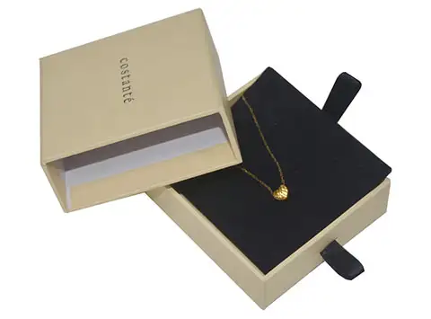 custom eco friendly kraft paper box for jewelry