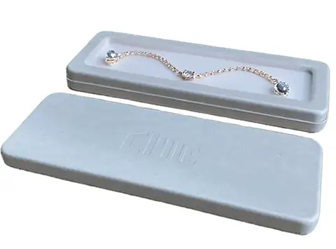 custom eco friendly sugarcane pulp made jewelry boxes