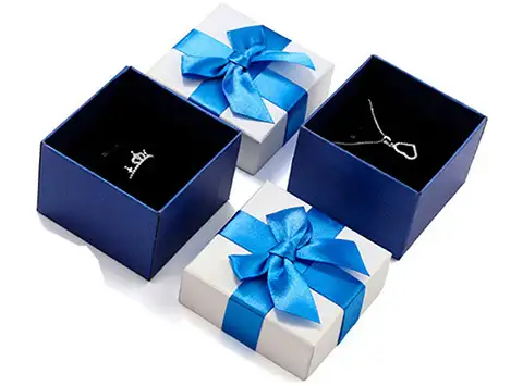 custom gift boxes for jewelry open lid