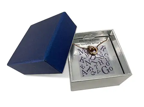custom paper tray insert for jewelry packaging