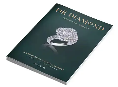 custom printing brochure for jewelry wholesale