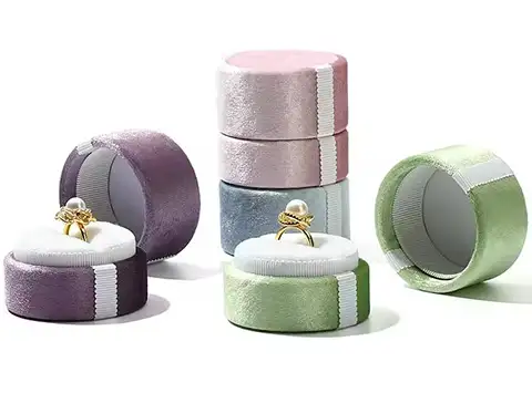 custom round boxes for jewelry