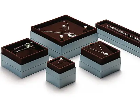 custom shoulder boxes for jewelry open lid