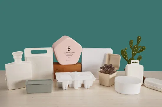 eco-friendly paper packaging sustainable plastic alternative biodegradable coatings molded fiber design