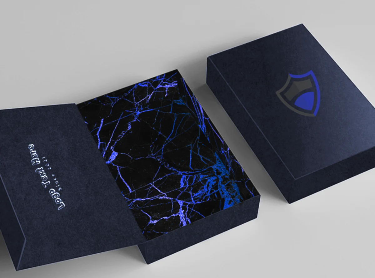 eye-catching product packaging on store shelf