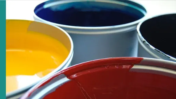 modern printing press using eco-friendly water-based ink technology