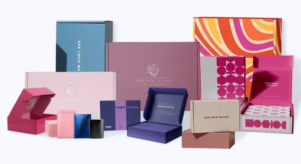 silk screen printing bold graphics luxury packaging durable mailers Pantone colours