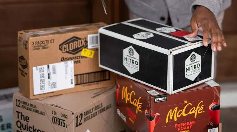 Amazon SIPP custom packaging sustainable shipping unboxing