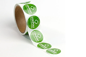 Compostable label fqyhu1