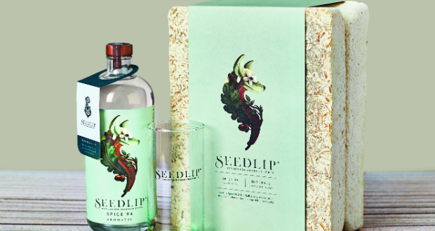 Seedlip launches mushroom-based packaging gift set luxury packaging and eco-friendly minimalist packaging