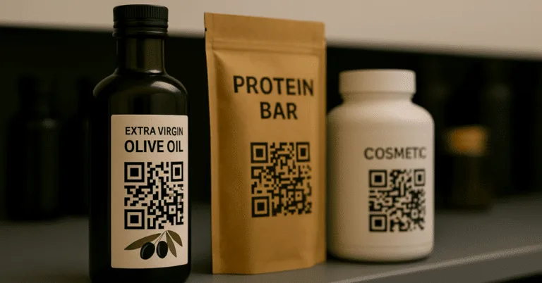 accessible packaging design with qr code and easy-grip lid