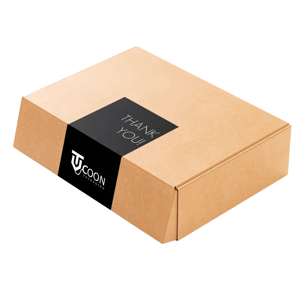 branded minimalist embossed box eco friendly packaging matte finish