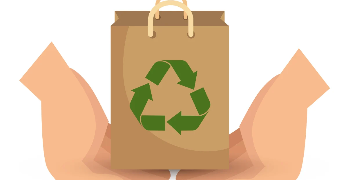 eco friendly paper packaging as sustainable alternative replacing plastic
