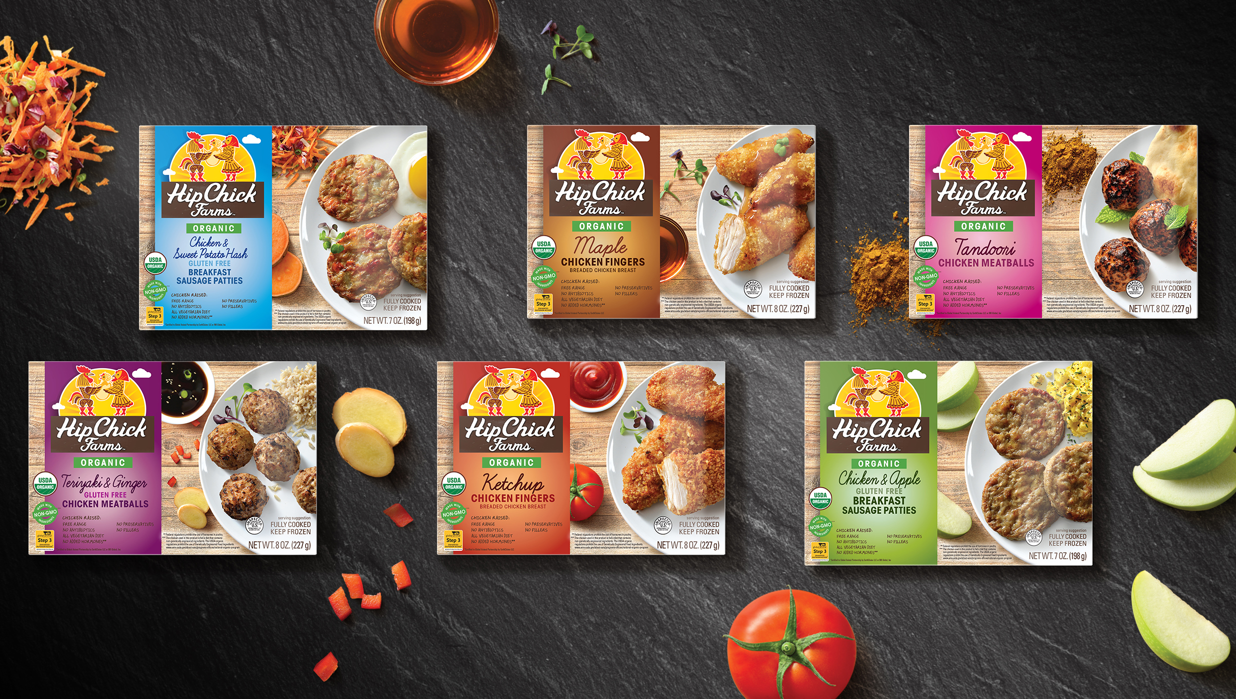 eye-catching product packaging on store shelf