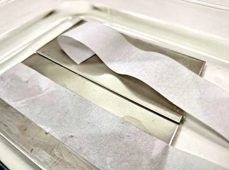 industrial recycling machine blocked by sticky glue residue