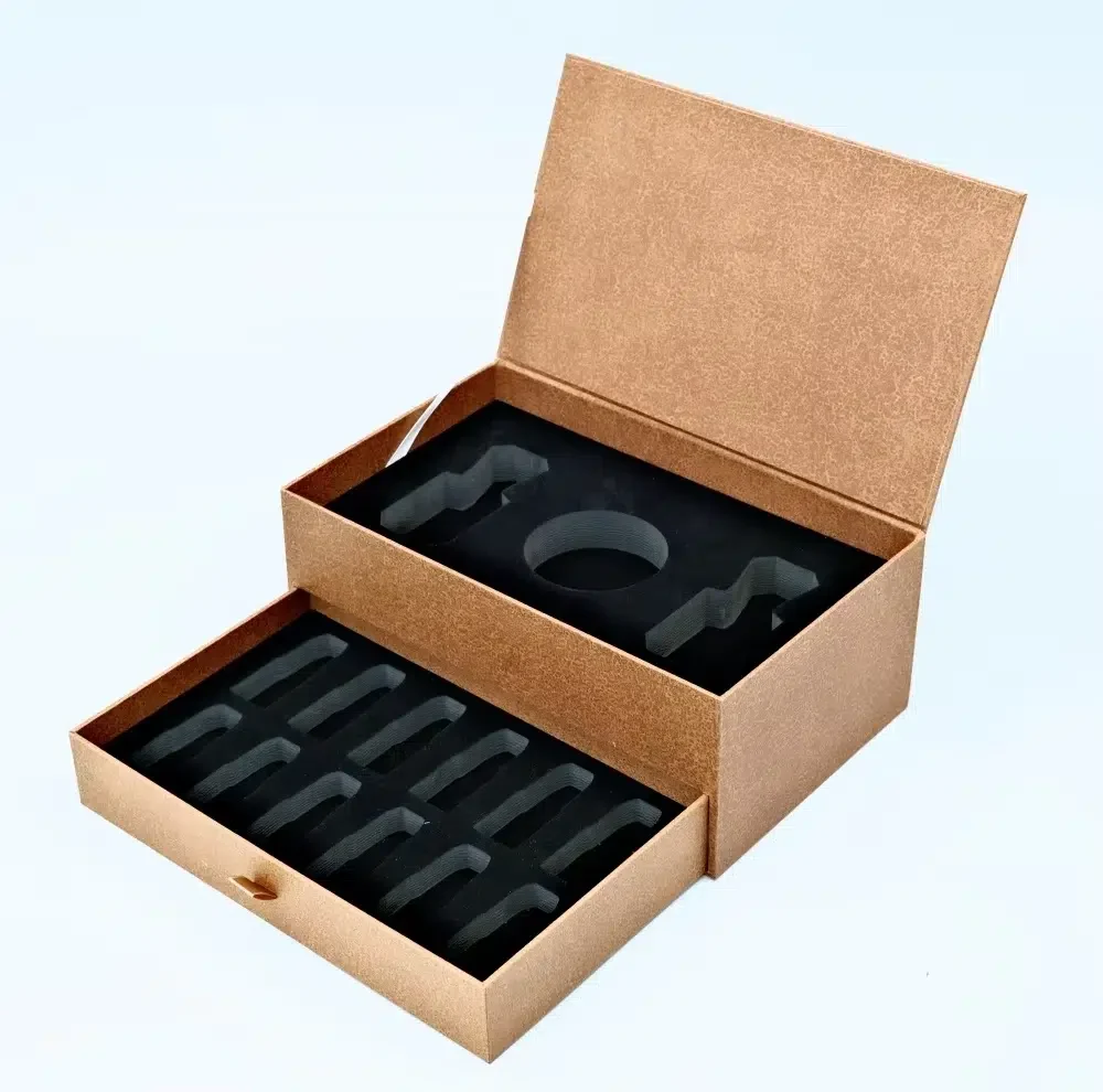 luxury MDF packaging box premium durable precise finish