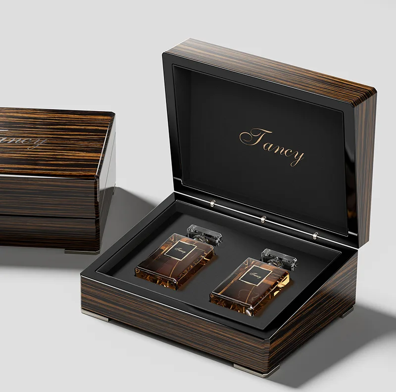 luxury MDF packaging for premium products elegant protective wooden boxes