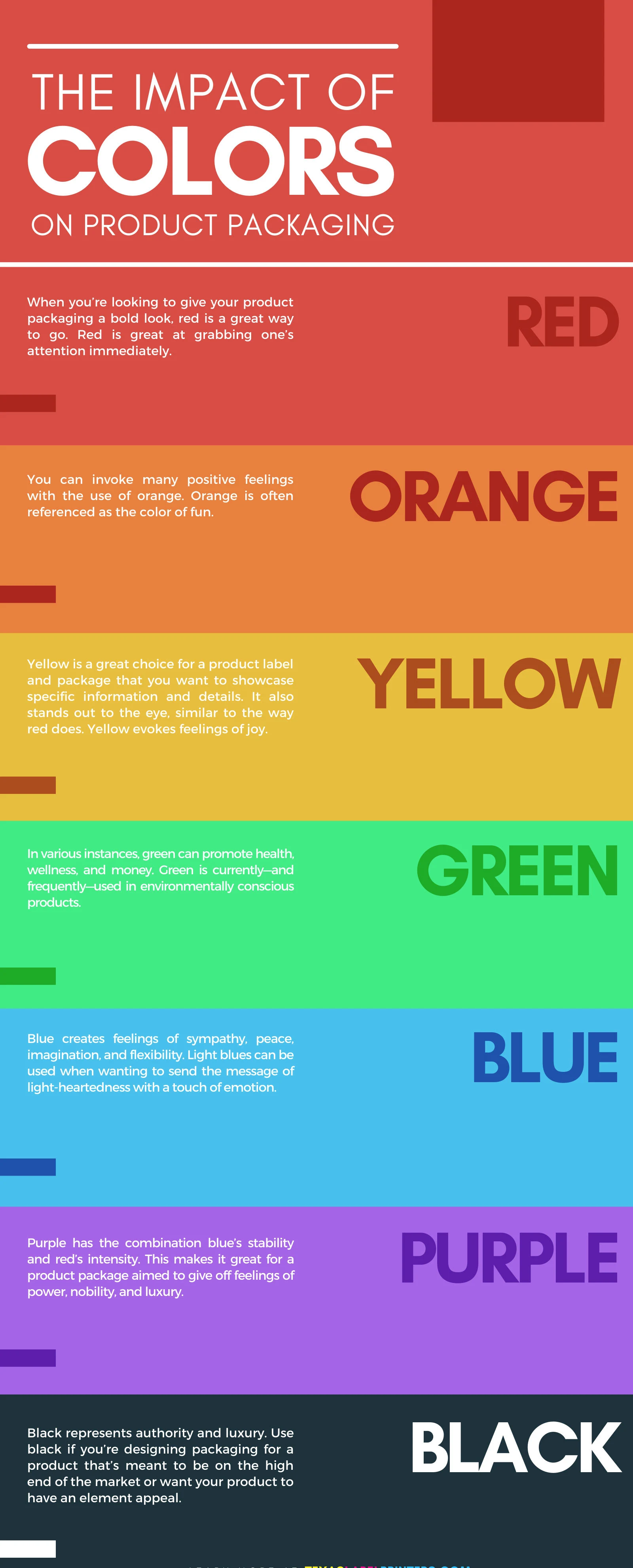 marketing color psychology packaging product brand shelf display
