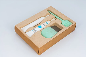 molded pulp tray for brush and tube qxvibs
