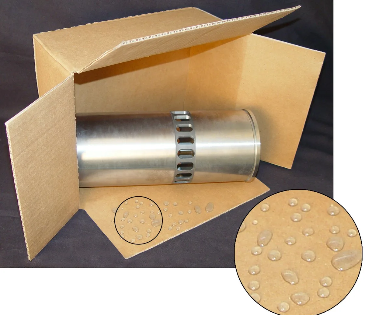 paper packaging challenges moisture barrier laminated coating recycling durability