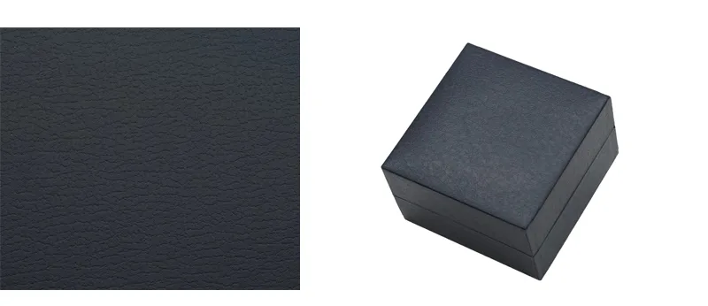 synthetic leather packaging emboss embossed foil vegan eco durable