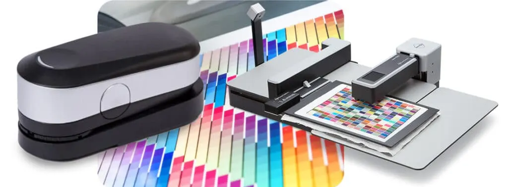 spot color printing quality check packaging production spectrophotometer