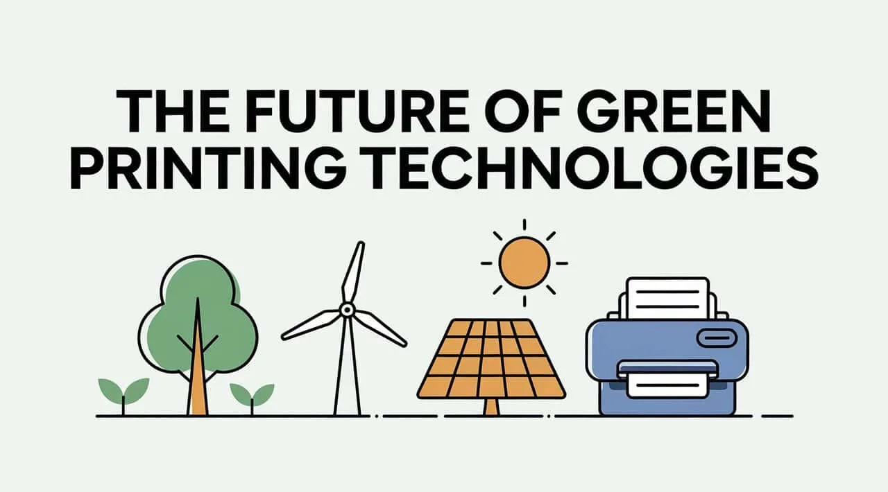 automated digital printing press in modern sustainable factory