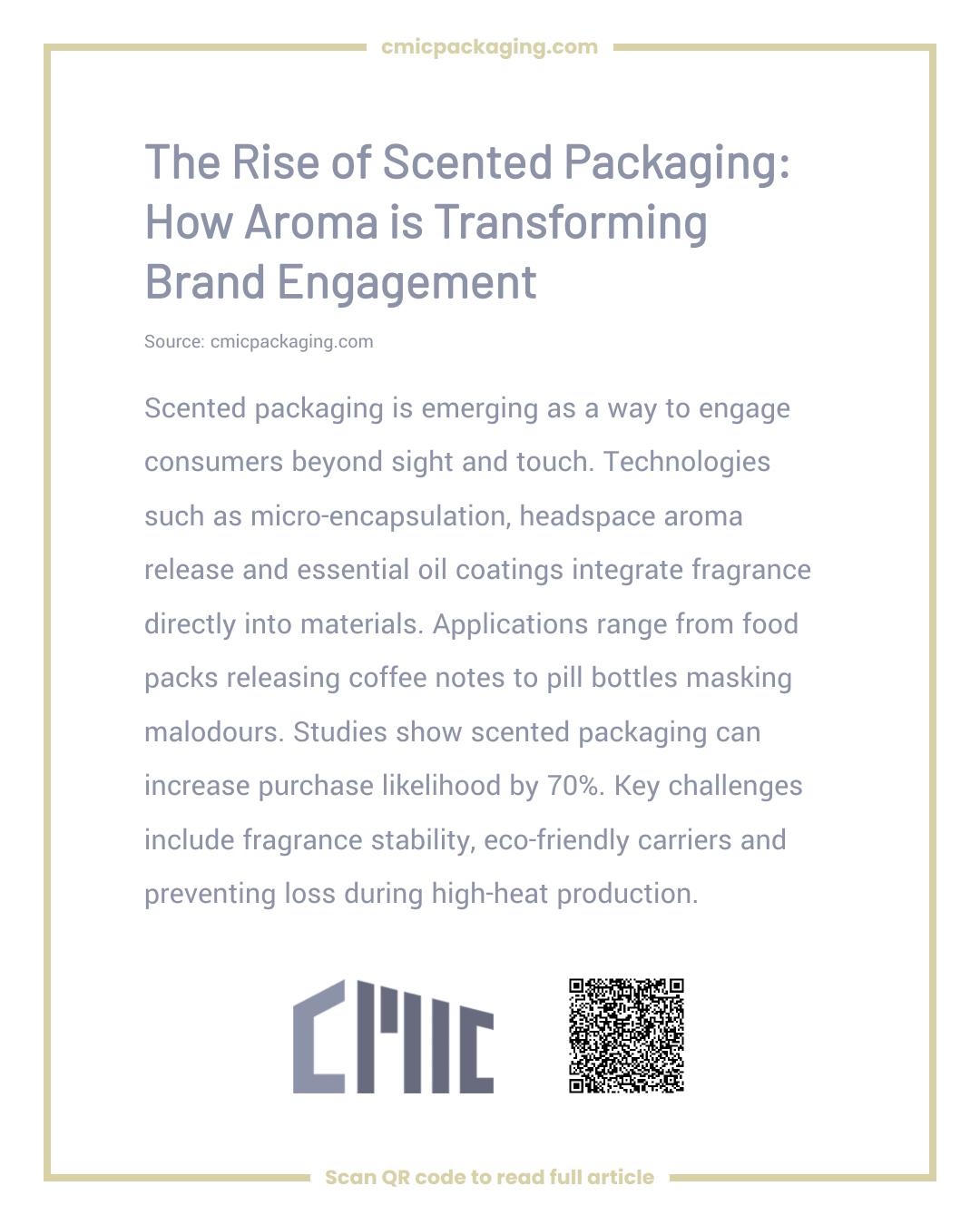The Rise of Scented Packaging: How Aroma is Transforming Brand Engagement