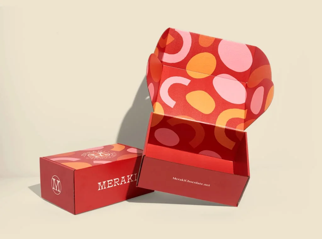 vibrant packaging box with high quality printing ink on retail shelf