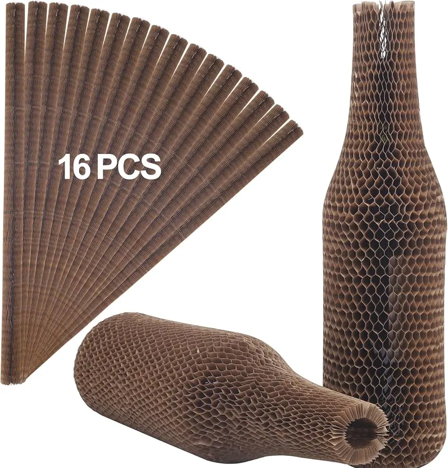 sustainable wine packaging with recyclable paper insert and minimalist branding