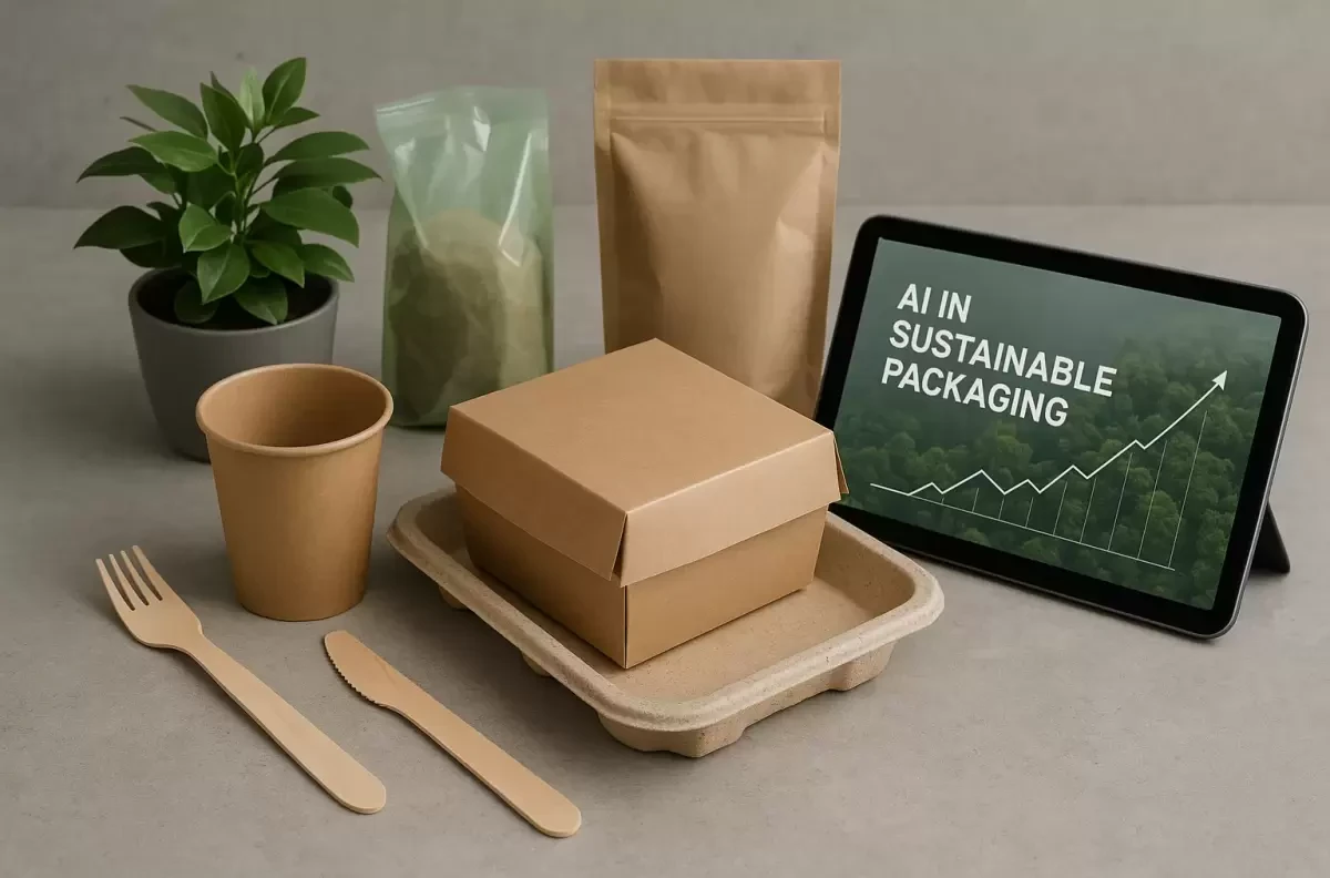 AI powered sustainable paper packaging factory innovation