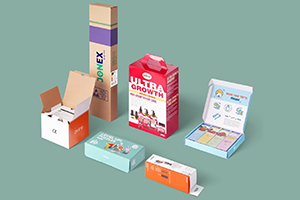 Custom printed Corrugated Cardboard Packaging Boxes g4g6tz